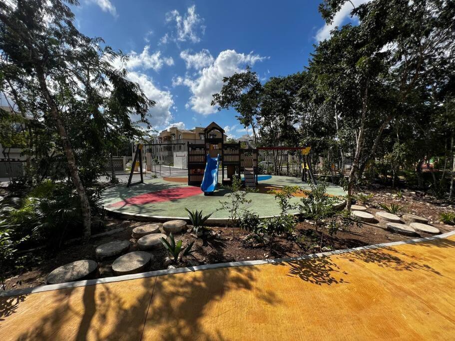 Angels Beach Condo Con Piscina, Parking Y Parque Playa del Carmen Eksteriør bilde