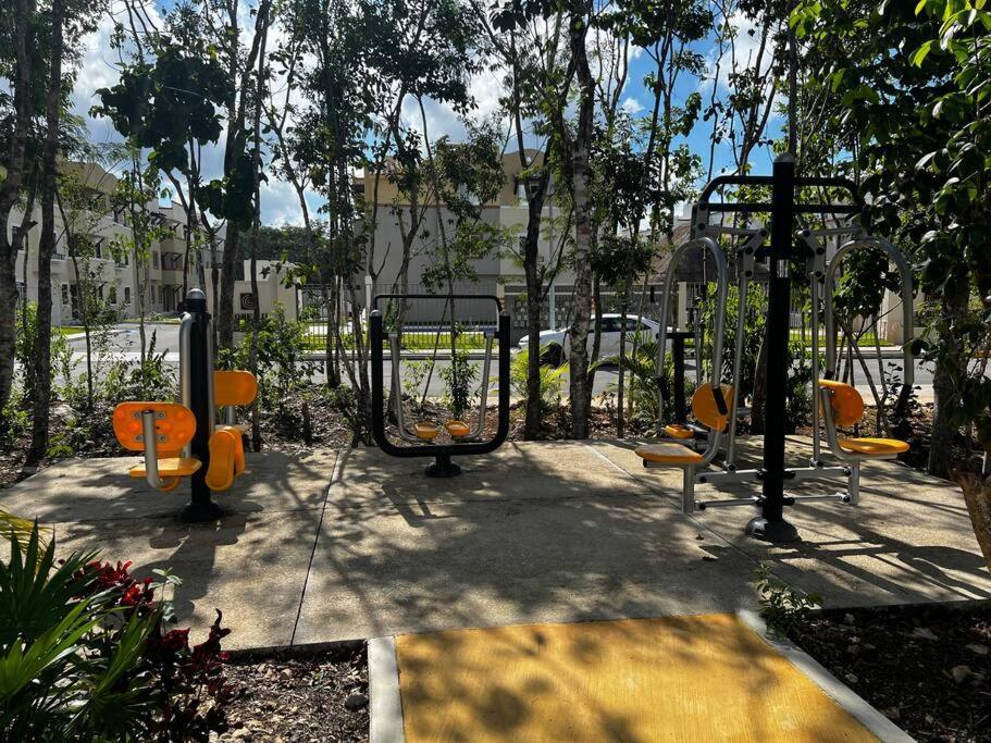 Angels Beach Condo Con Piscina, Parking Y Parque Playa del Carmen Eksteriør bilde