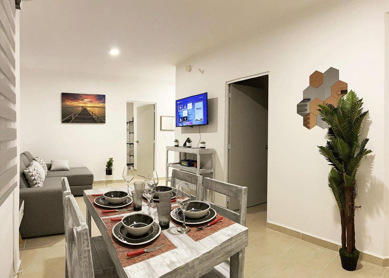 Angels Beach Condo Con Piscina, Parking Y Parque Playa del Carmen Eksteriør bilde