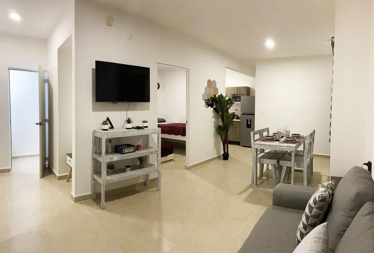 Angels Beach Condo Con Piscina, Parking Y Parque Playa del Carmen Eksteriør bilde