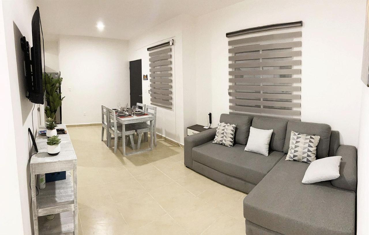 Angels Beach Condo Con Piscina, Parking Y Parque Playa del Carmen Eksteriør bilde